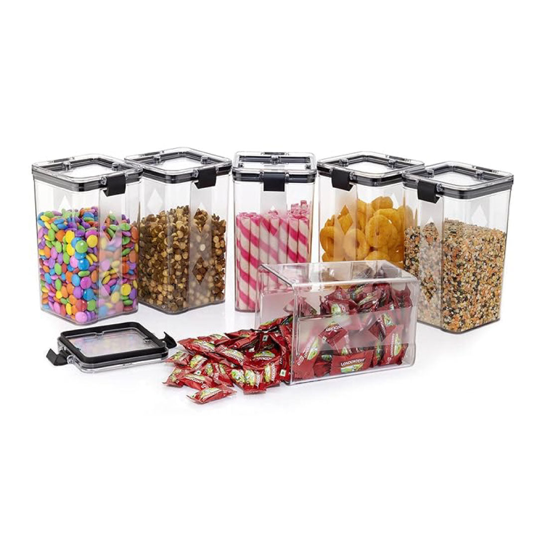 Premium Airtight Kitchen Storage Containers – BPA Free | Stackable | Space-Saving Design