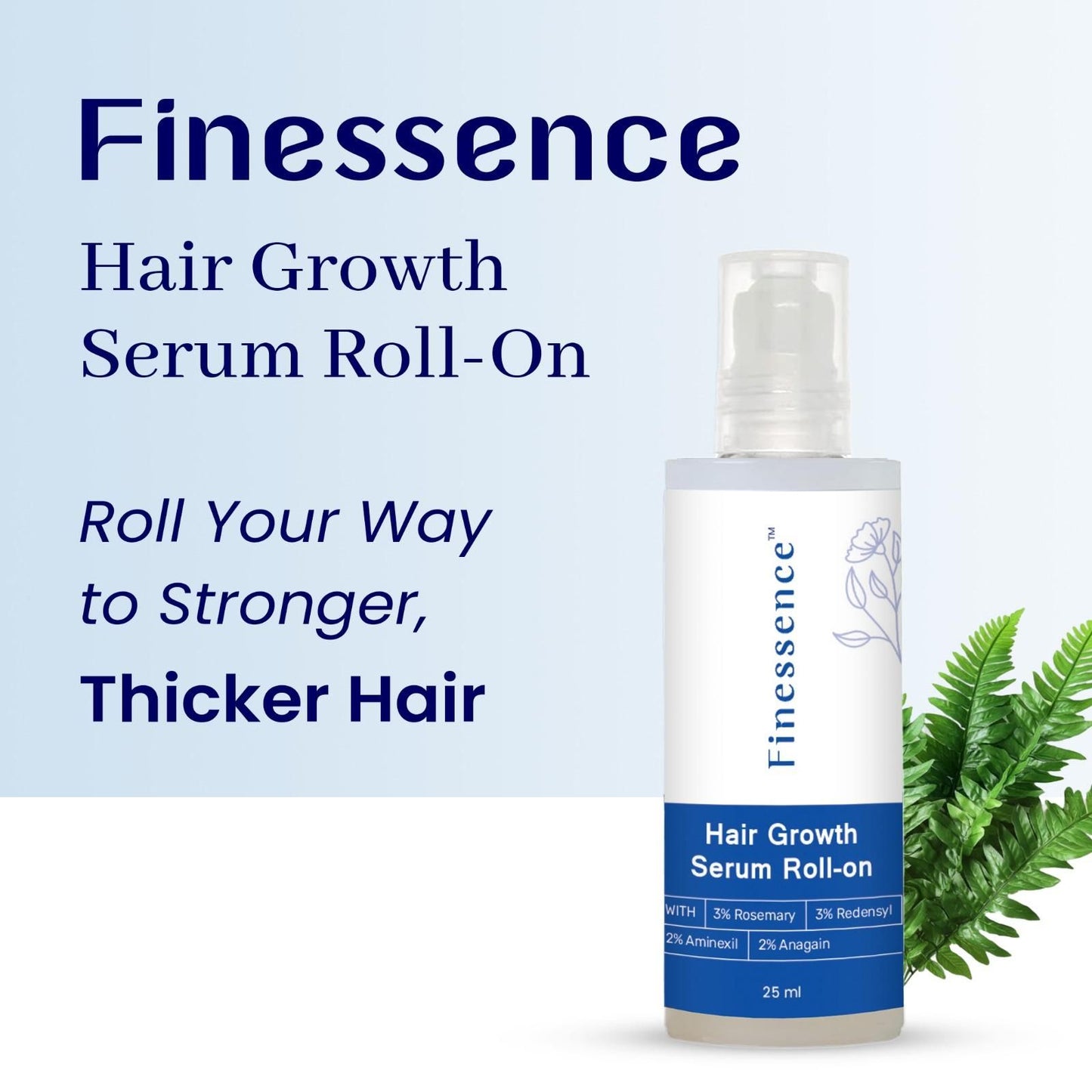 Finessence Rosemary Hair Growth Serum (Roll On) 25ml