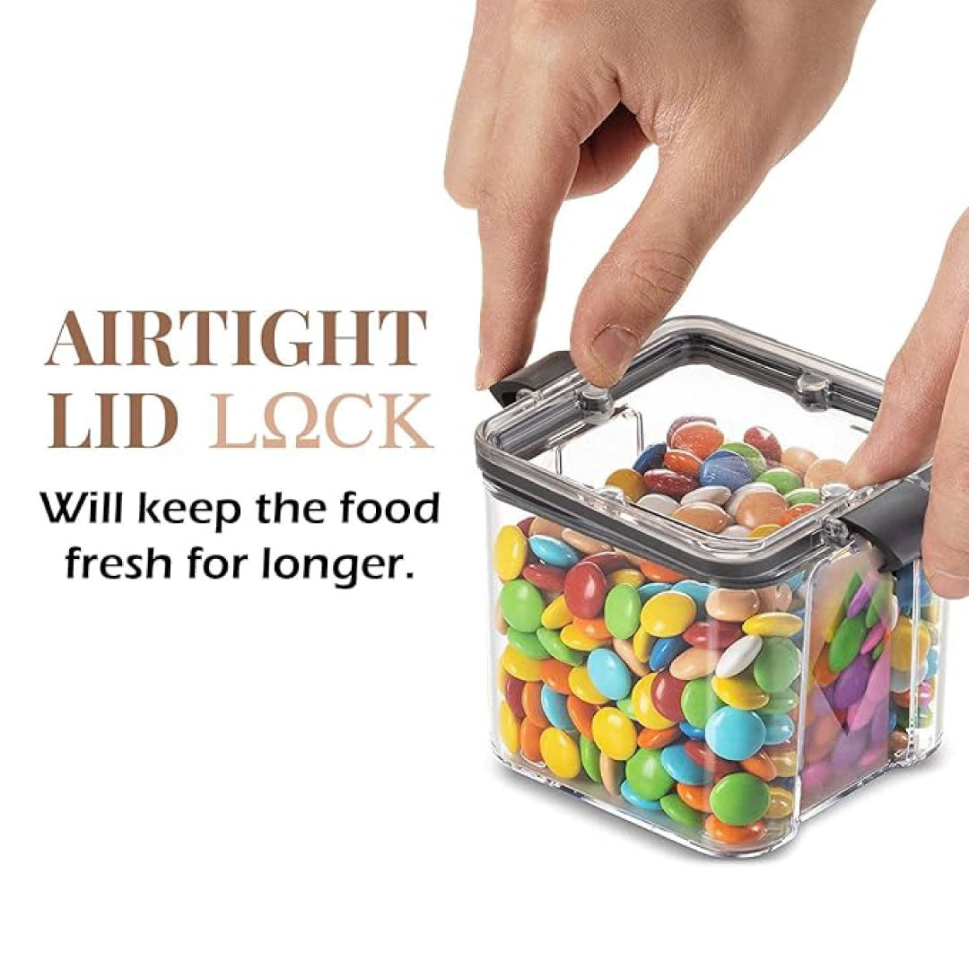 Premium Airtight Kitchen Storage Containers – BPA Free | Stackable | Space-Saving Design