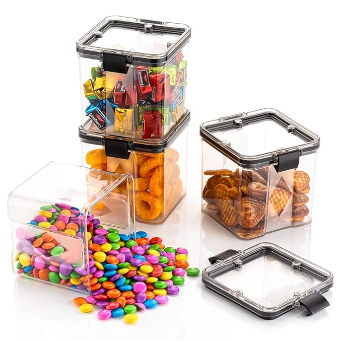 Premium Airtight Kitchen Storage Containers – BPA Free | Stackable | Space-Saving Design