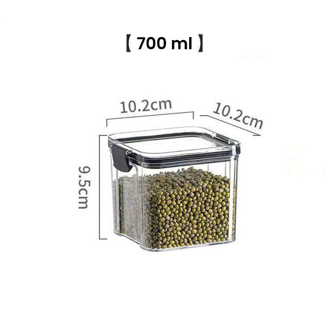 Premium Airtight Kitchen Storage Containers – BPA Free | Stackable | Space-Saving Design