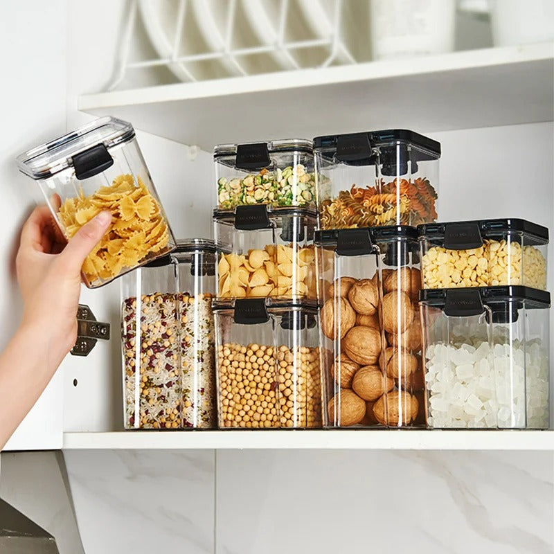Premium Airtight Kitchen Storage Containers – BPA Free | Stackable | Space-Saving Design
