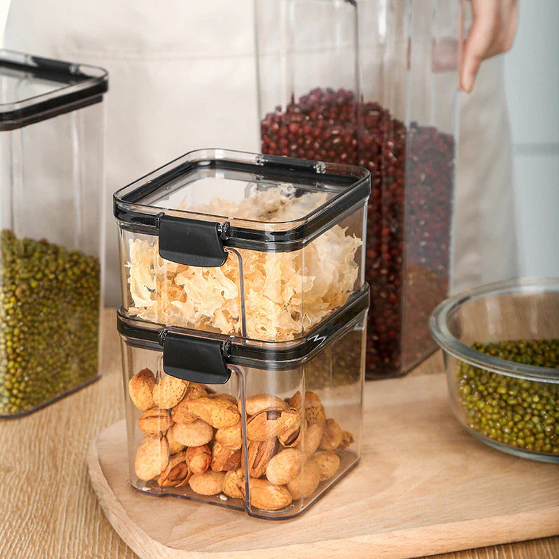 Premium Airtight Kitchen Storage Containers – BPA Free | Stackable | Space-Saving Design
