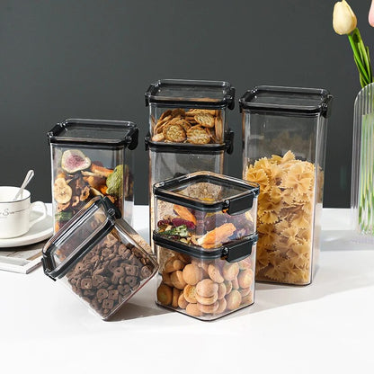 Premium Airtight Kitchen Storage Containers – BPA Free | Stackable | Space-Saving Design