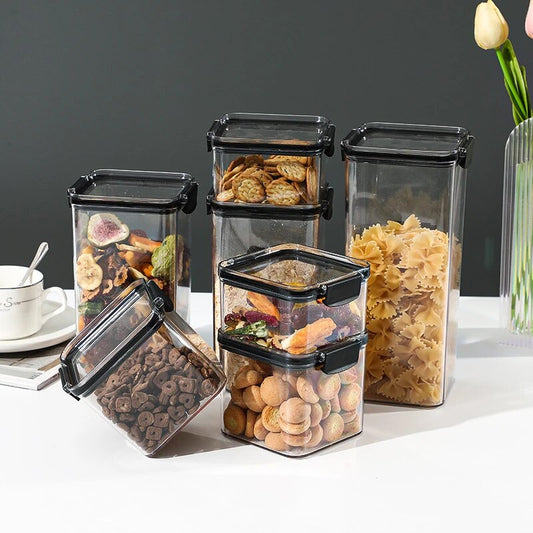 Premium Airtight Kitchen Storage Containers – BPA Free | Stackable | Space-Saving Design